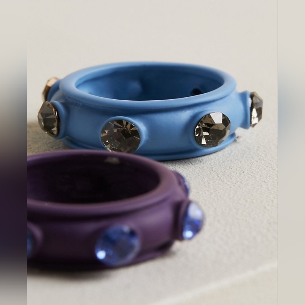 Torrid Matte Stone Ring Set - Picture 4 of 4